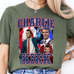 Charlie Kirk Memorial Shirt | RIP Charlie Kirk True Patriot Tee | Pray for Charlie Kirk Tee | Human Rights T-Shirt 682893