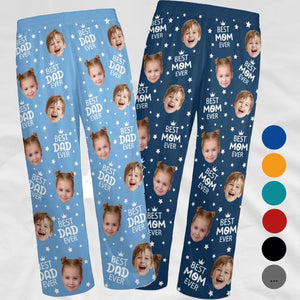 Custom Kids Face Pajama Pants, Personalized Photo Pajamas for Dad & Mom, Father’s Day Gift 685143