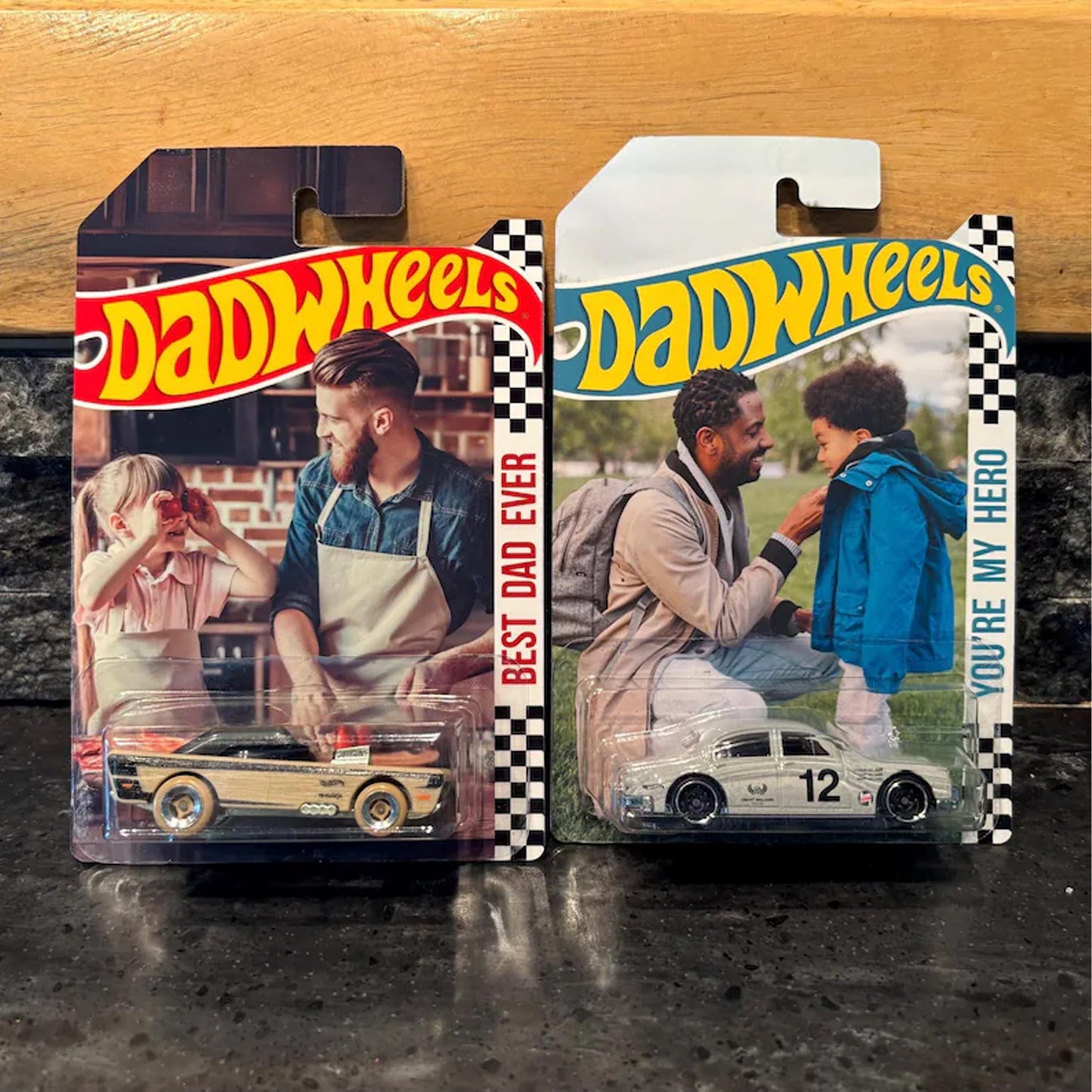 Personalized HotWheels Packaging for Dad, Fathers Day Custom Collector Gift 685090