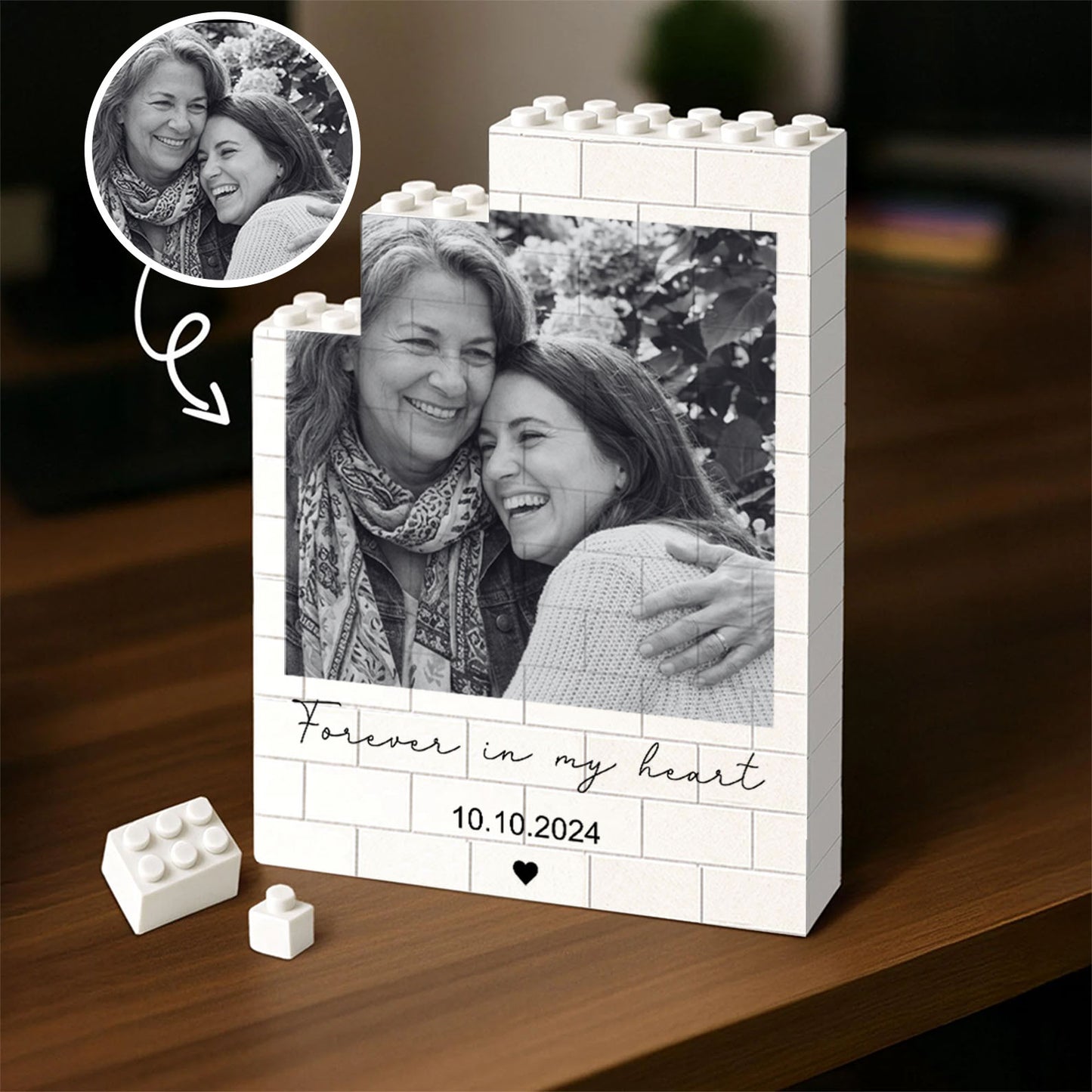 Custom Photo Dog Memorial Building Brick Blocks | Personalized Memorial Gift | Gift for Dog Lovers 684283