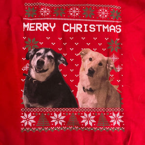 Upload Photo Christmas Ugly Dog Cat Sweatshirt Hoodie