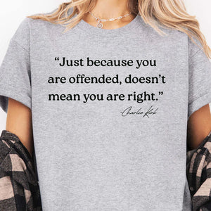 In Memory of Charlie Kirk Shirt | A True Patriot Memorial Tee | Conservative Free Speech & Human Rights Apparel 682915