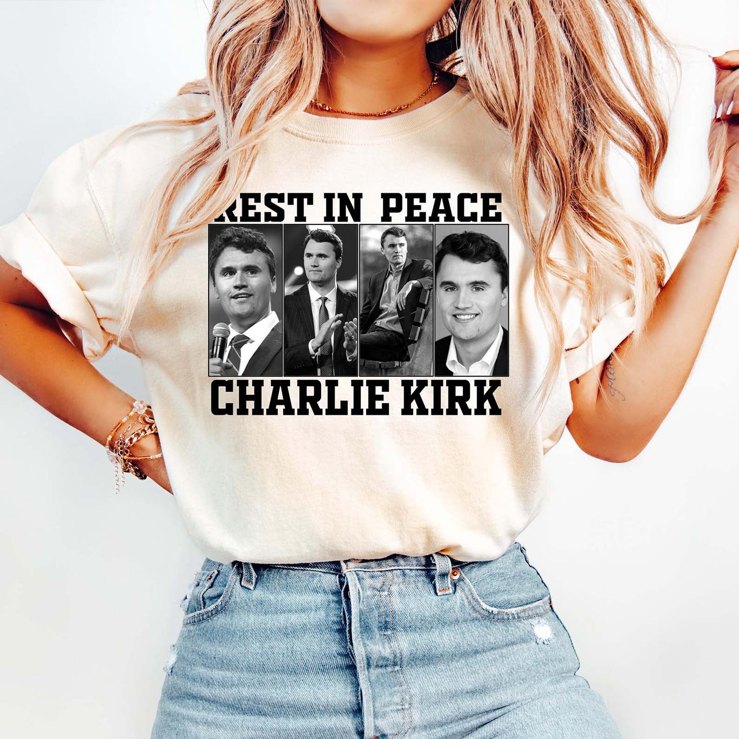 Rest In Peace Charlie Kirk Shirt, Justice for Charlie Kirk Shirt, Charlie Kirk Assassination Shirt, Pray for Charlie Kirk Shirt 682852
