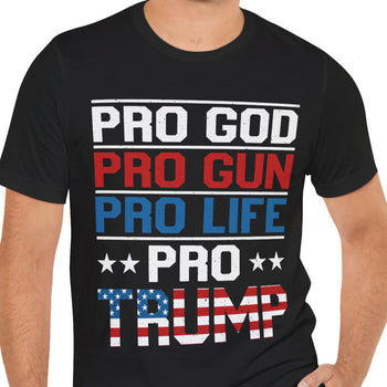 Pro Trump 2024 Shirt | Donald Trump Homage Shirt | Donald Trump Fan Tees T958 - GOP