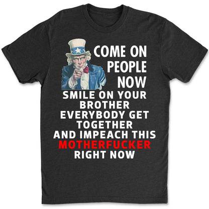 Impeach Trump Now Shirt - 8647 Anti Trump Shirt, FDT Political Dark Shirt For Democrats And Anti MAGA Activists 682211