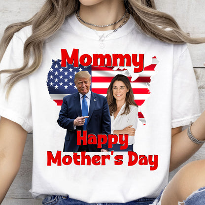 My Mom With Donald Trump Custom Photo Shirt | Mother's Day Shirt | Mother's Day Gift Ideas 682017 - GOP
