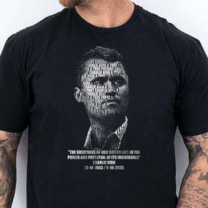 Charlie Kirk Memorial Shirt | RIP Charlie Kirk T-Shirt | A True Patriot Charlie Kirk Tee | America Freedom 682830