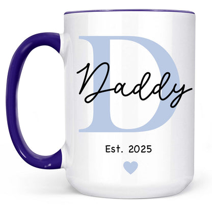 New Dad Mug | Personalized Daddy Gift from Baby | New Father Coffee Mug for Baby Shower, First Father’s Day Gift 682156