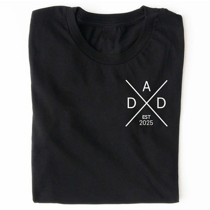 New Dad Shirt | Custom EST Year Dad T-Shirt | Personalized First Time Dad Gift, Special Memories Father's Day Shirt 682258