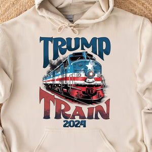 Trump Train 2024 Shirt | Donald Trump Homage Shirt | Donald Trump Fan Tees T946 - GOP