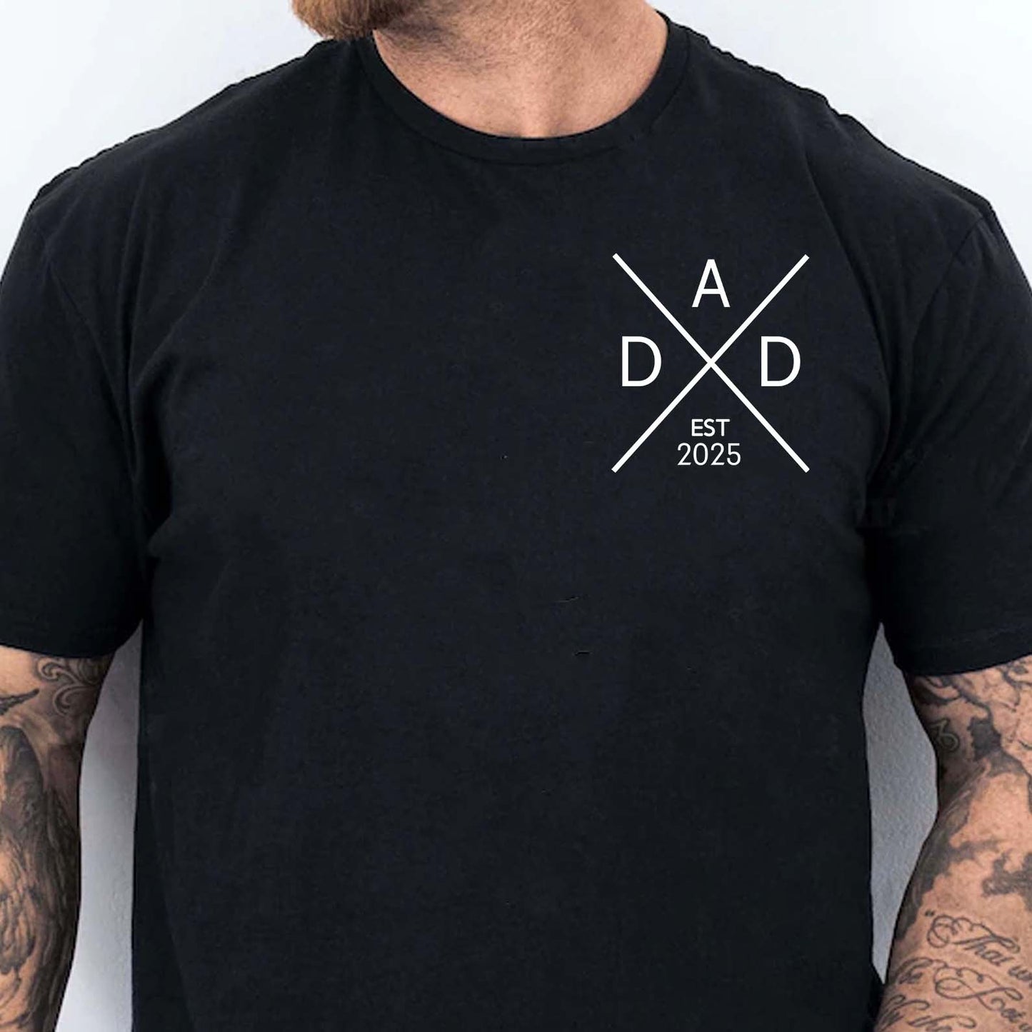 New Dad Shirt | Custom EST Year Dad T-Shirt | Personalized First Time Dad Gift, Special Memories Father's Day Shirt 682258