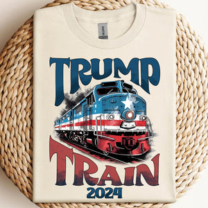 Trump Train 2024 Shirt | Donald Trump Homage Shirt | Donald Trump Fan Tees T946 - GOP