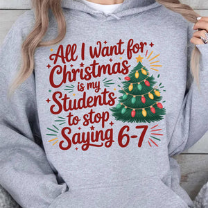 Funny Six Seven Bright Sweater Christmas  | 6 7 Six Seven Funny Holiday Sweatshirt | Viral 6 7 Gen Z Meme Shirt 683659