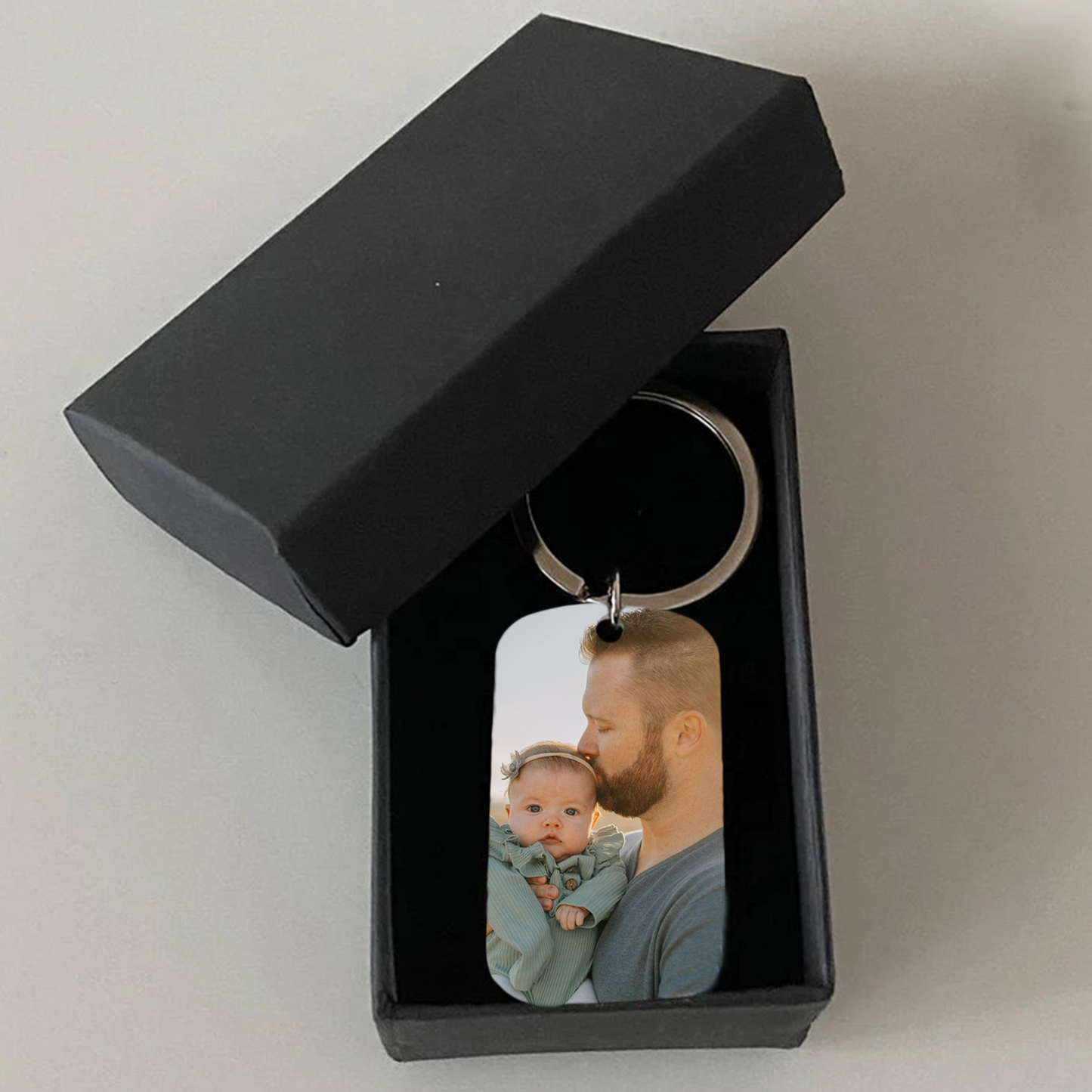 Personalized Baseball Dad Keychain – Custom Photo Keychain | Father's Day Gift, Gifts for Basketball Fans, Gifts for Him, Sports Lover Gift 682274