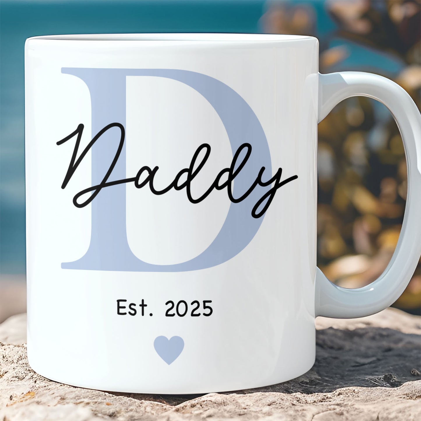 New Dad Mug | Personalized Daddy Gift from Baby | New Father Coffee Mug for Baby Shower, First Father’s Day Gift 682156