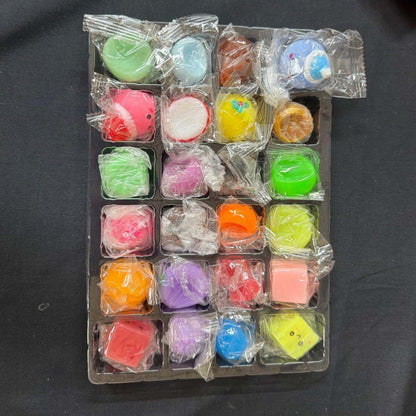 24 Days Christmas Advent Calendar, Cute Dumpling Mochi Squishy Fidget Toy Set, Holiday Party Favors & Stocking Stuffers Gifts 686651 WFD