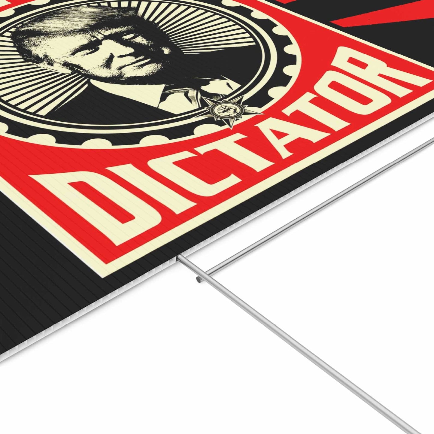Resist Yard Sign – Not My Dictator 8647 Anti Trump Protest For Freedom And Justice, Political Yard Sign 682181