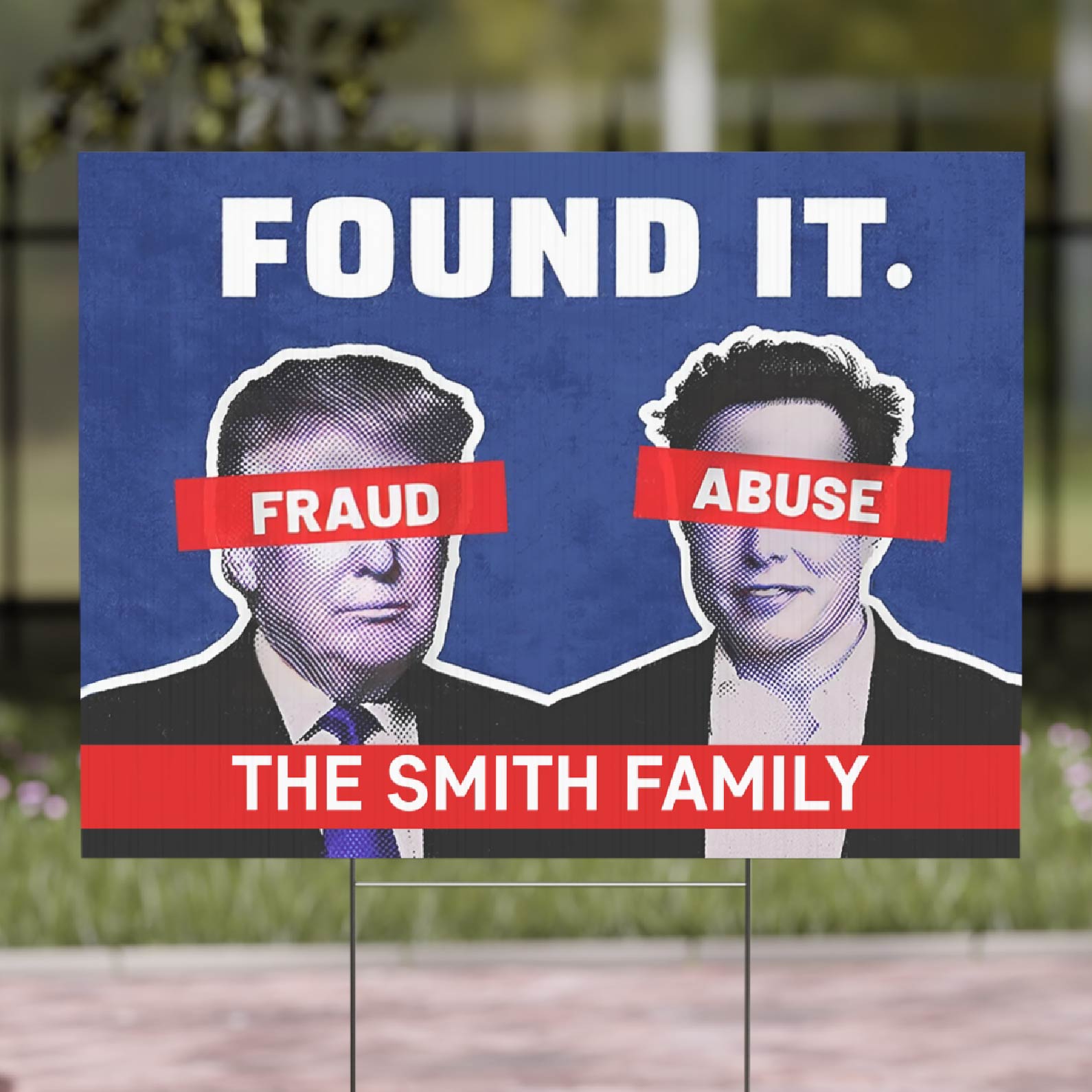 8647 Anti Trump & Elon Musk Yard Sign, Anti-Billionaire Political Protest Sign, Protest Tesla, Personalized Political Yard Sign 682175