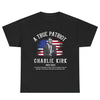A True Patriot Charlie Kirk Memorial Shirt | Justice for Charlie Kirk Tee | Conservative Free Speech Apparel 682864