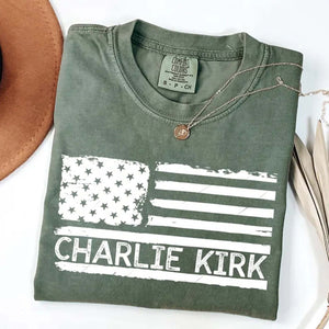Patriotic Charlie Kirk Memorial Shirt | RIP Charlie Kirk Tribute Tee | Pray for Charlie Kirk Tee | Human Rights T-Shirt 682896