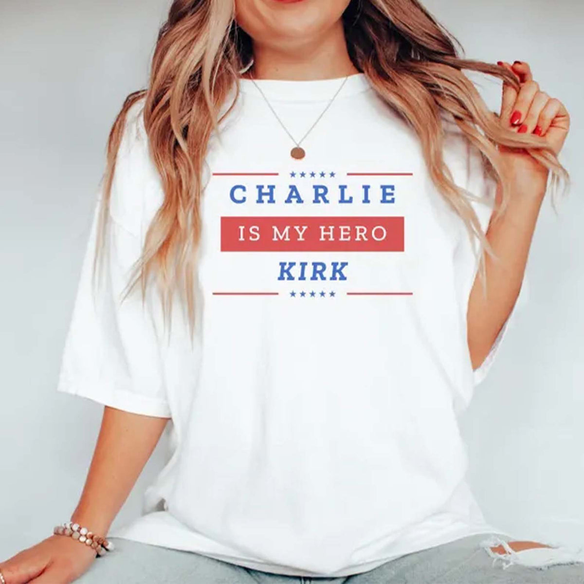 Charlie Kirk Is My Hero Shirt | Memorial Tribute T-Shirt | A True Patriot Charlie Kirk Tee | Conservative Free Speech Apparel | America Freedom 682840