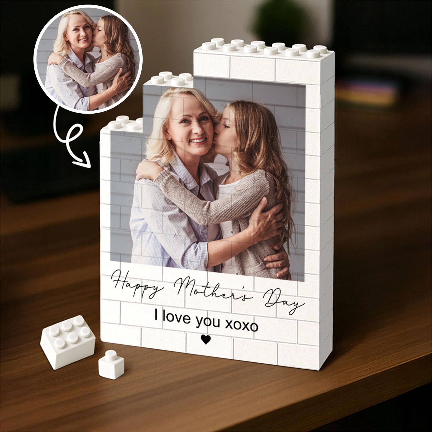 Custom Photo Upload Building Brick Blocks | Father’s Day Gift | Personalized Gift for Dad 684277