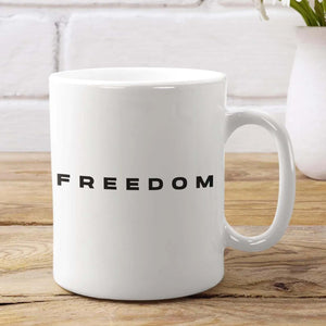Charlie Kirk FREEDOM Mug, Charlie Kirk mug, Justice For Charlie Mug, Freedom Ceramic Mug 682872