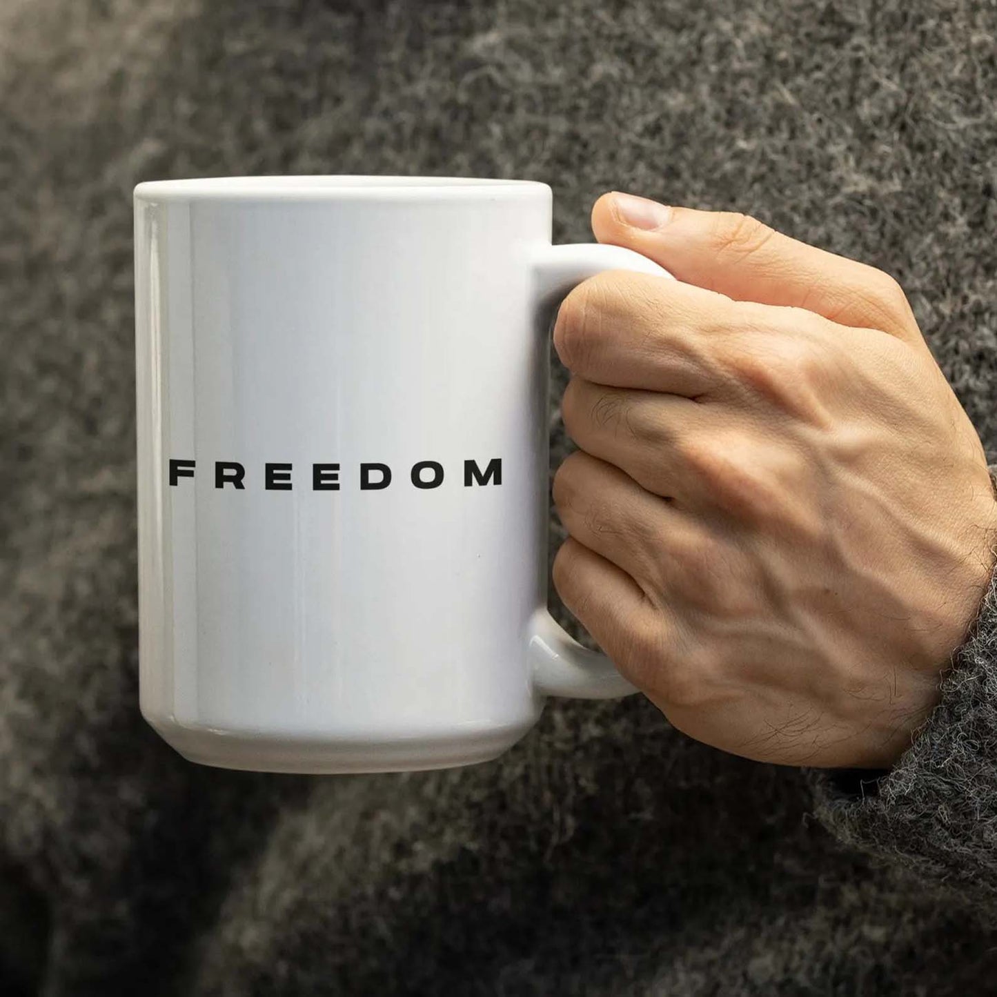 Charlie Kirk FREEDOM Mug, Charlie Kirk mug, Justice For Charlie Mug, Freedom Ceramic Mug 682872