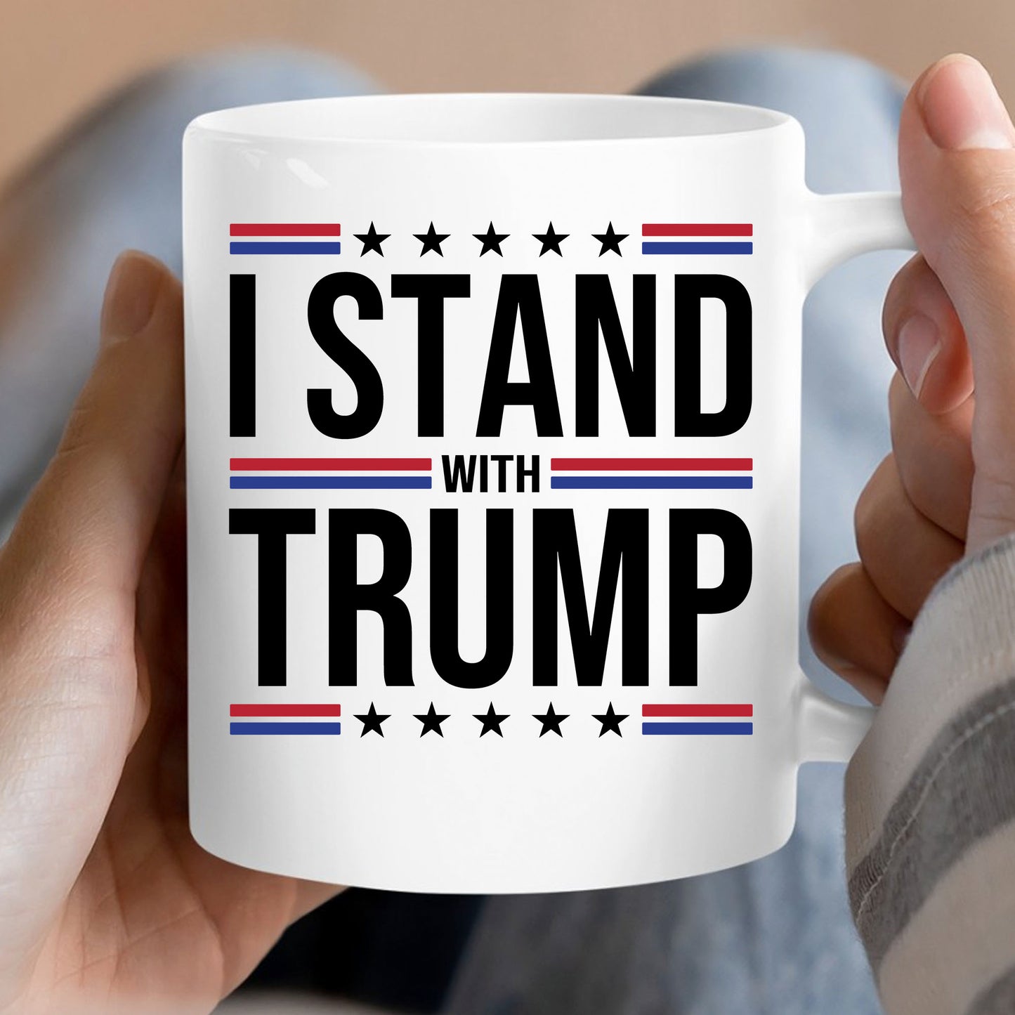 I Stand With Trump Mug | Donald Trump Homage Mug | Donald Trump Fan Mug T959 - GOP