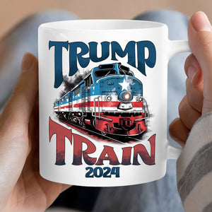 Trump Train 2024 Mug | Donald Trump Homage Mug | Donald Trump Fan Mug T946 - GOP