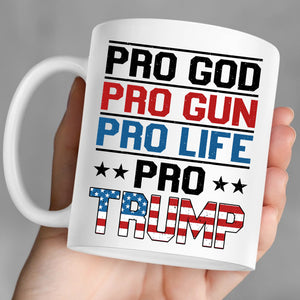 Pro Trump 2024 Mug | Donald Trump Homage Mug | Donald Trump Fan Mug T958 - GOP