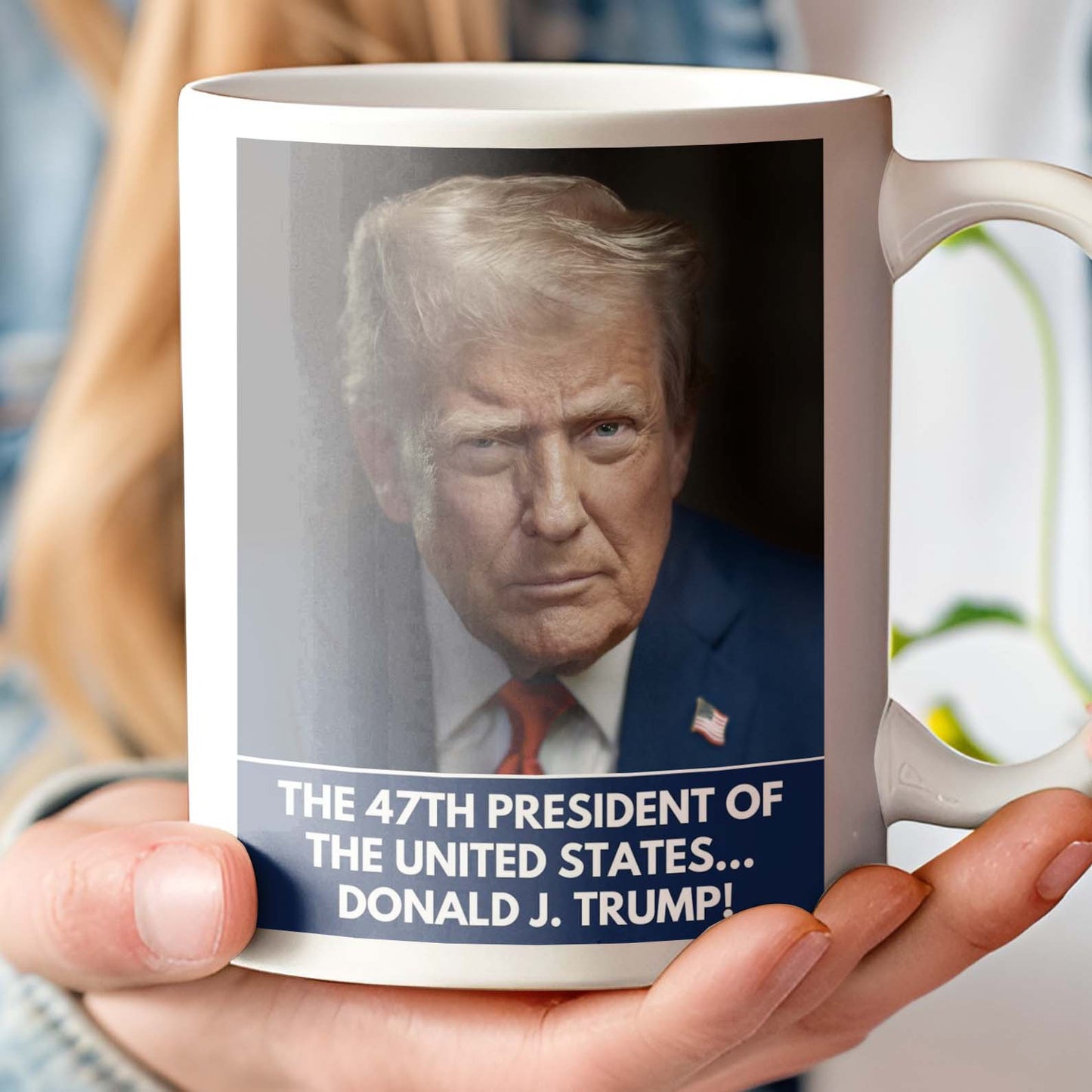 47th President Trump Mug | Trump Gift for Him | Independence Day Patriotic Coffee Cup | MAGA Supporter Political Gift 682449 - GOP