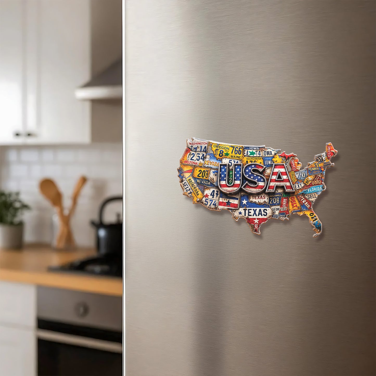 USA 250 Years Semiquincentennial Fridge Magnet | Patriotic 1776–2026 Refrigerator Magnet 684493