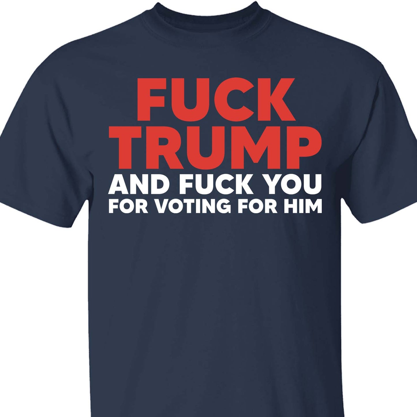 Funny Fuck Trump T-Shirt - 8647 Anti Trump Political Shirt, Anti-Republican Tee for Kamala Supporters Dark Shirt 682213