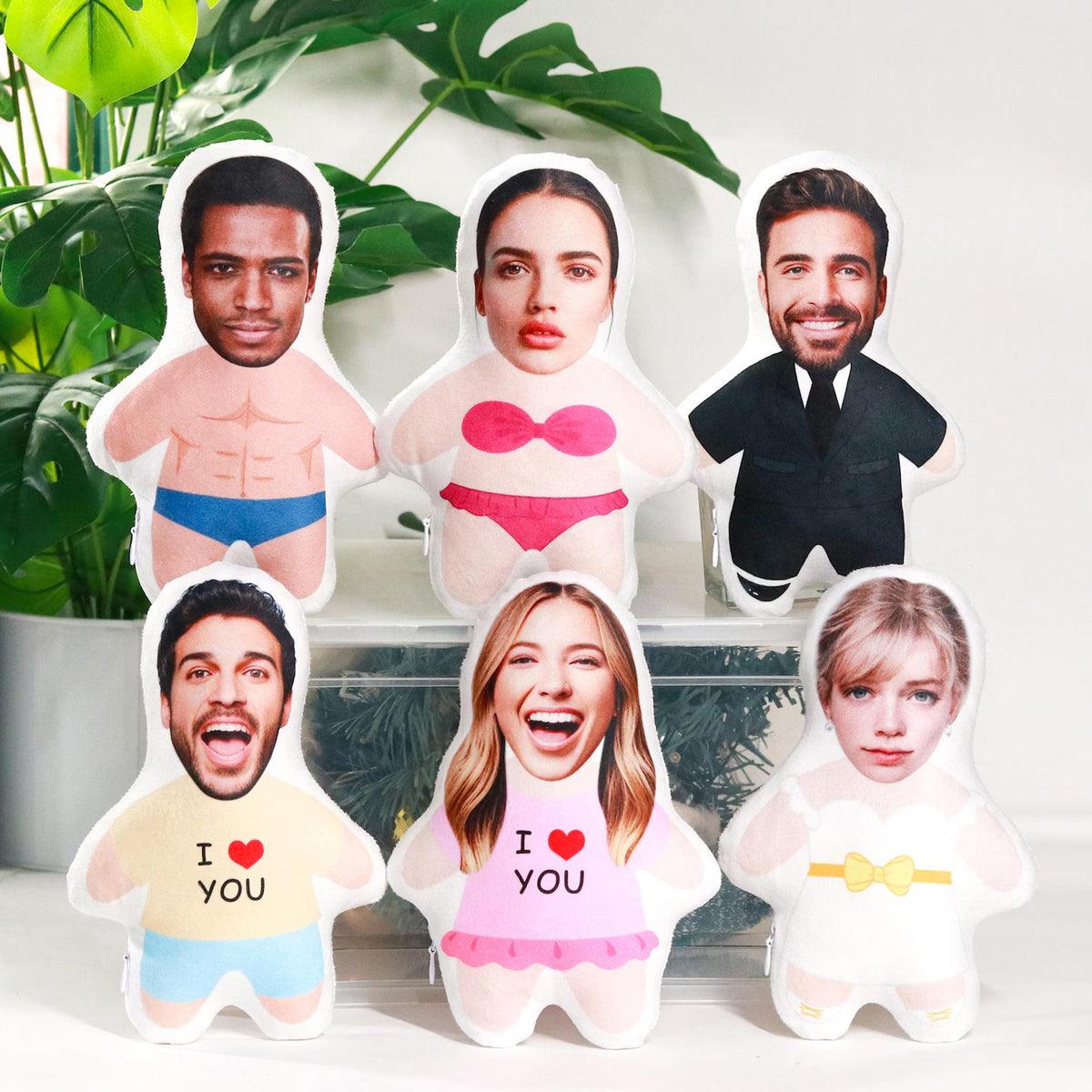 Custom Photo Face Pillow, Funny Personalized Body Pillow with Face, Unique Gift for Boyfriend, Girlfriend, Family & Kids 686751 WFD