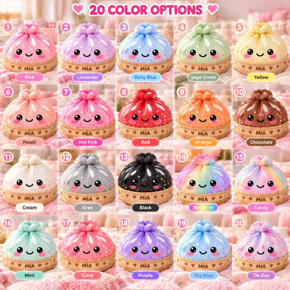 Dumpling Plush Pillow with Custom Name, Kawaii Cute Stuffed, Christmas Gift for Kids 686994 WFD