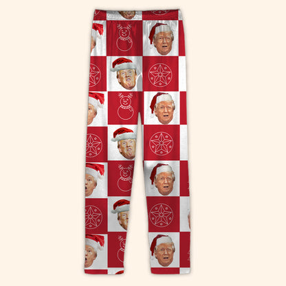 Funny Trump Santa Pajamas, President Donald Trump Pajamas, Trump Pajamas For Christmas 683382 - GOP