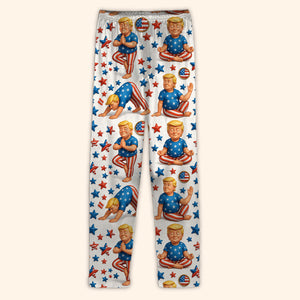 Donald Trump Sweatpants | Funny Trump Yoga Sweatpants | Trump 45 47 Pajama Sweatpants for Christmas 683445 – GOP