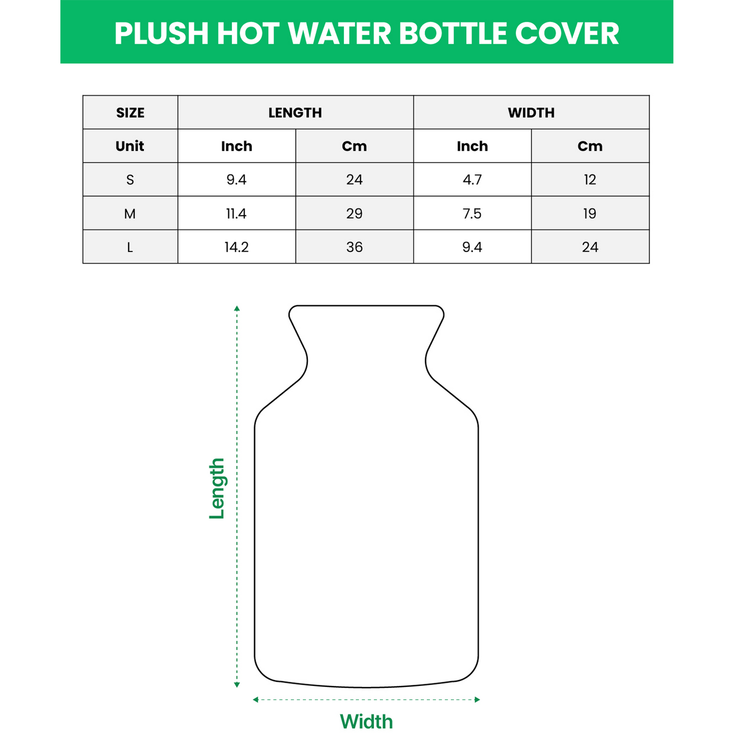 Custom Photo Plush Hot Water Bottle Cover, Personalized Plush Hot Water Bottle Cover, Gift For Dog Lovers, Cat Lovers 683824