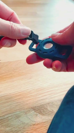 Personalized Cat AirTag Collar Holder, Custom Name AirTag Collar Holder, Pet Airtag Case Silicone BX25