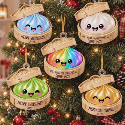 Personalized Merry Squishmas Acrylic Ornament, Custom Name & Year Christmas Keepsake Gift 686473 WFD