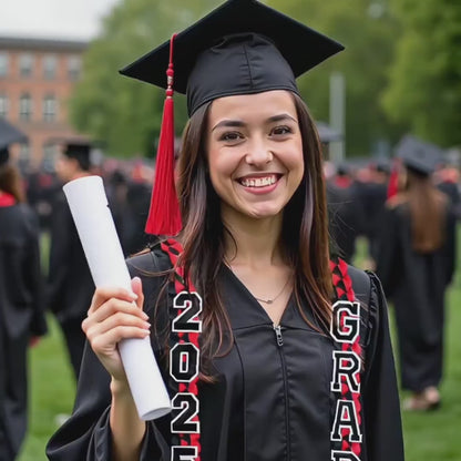 Class of 2026 Ribbon Lei | Personalized Graduation Lei | Custom Name Ribbon Lei 684889