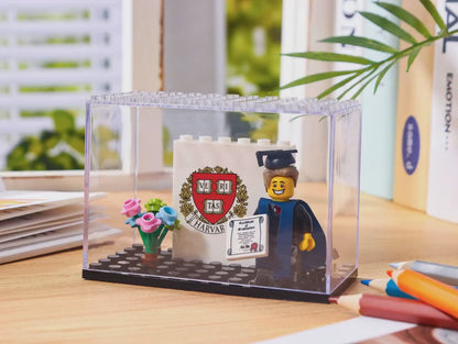 Personalized LEGO Class of 2026 Mini Figure, Custom School Logo Name Graduation Keepsake Gift 685020