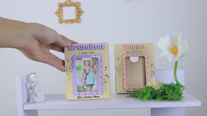 Personalized I Love You Mama Photo Magnet | Mothers Day Picture Frame | Gift For Mom,Grandma 684675