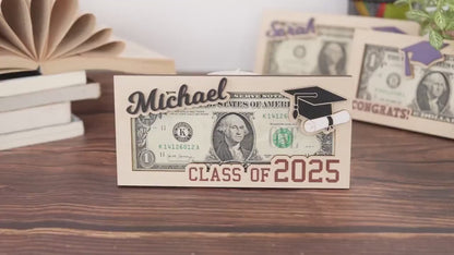 Personalized Graduation Money Holder, Class Of 2026 Graduation - High School Senior Gifts 684806