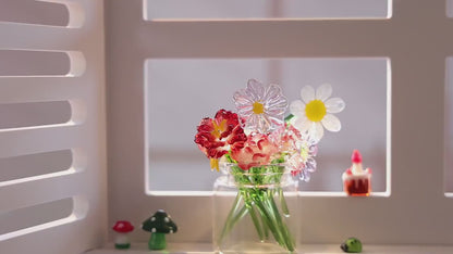 Glass Birth Month Flower | Birth Flower Gift, Hand Blown Spring Flower | Mother’s Day Gift 684713