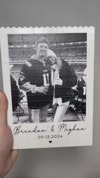Custom Photo Building Blocks For Couples | Valentines Day Gift | Personalized Anniversary Gift 684207