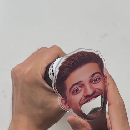 Personalized Funny Avatar Photo Bottle Opener | Custom Photo Bottle Opener | Gift For Him | Groomsmen Gift 683794
