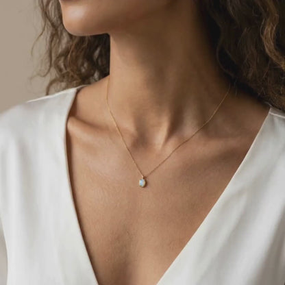 Next Chapter Graduation Necklace, Opal Pendant Gift for Daughter, College Med Law PhD Graduate Jewelry 684880