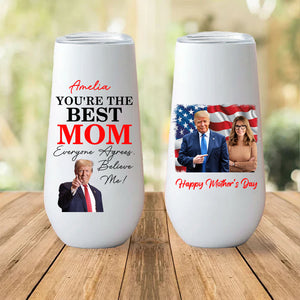 You're The Best Mom Custom Name and Photo Curved 6oz Tumbler, Personalized Champagne Tumbler, Gift For Mom, Gift For Wife 682092 - GOP
